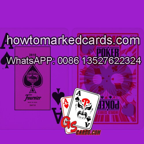 Fournier WSOP tinta invisible baraja marcada Fournier WSOP tinta invisible baraja marcada