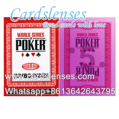 Fournier WSOP tinta invisível baralho marcados Fournier WSOP tinta invisível baralho marcados