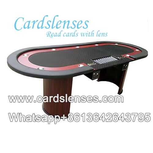 9 players oval poker table