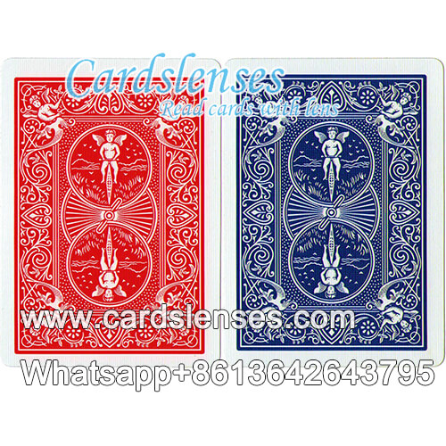 bicycle standard size jumbo face blue playing cards