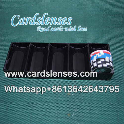 100 Chips Tray Barcode Marked Cards Camera