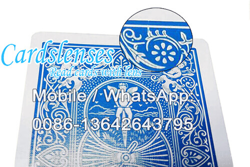 bicycle blue cut out marking cards