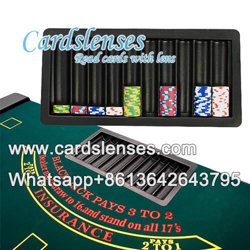 double poker scanners 500 chips tray