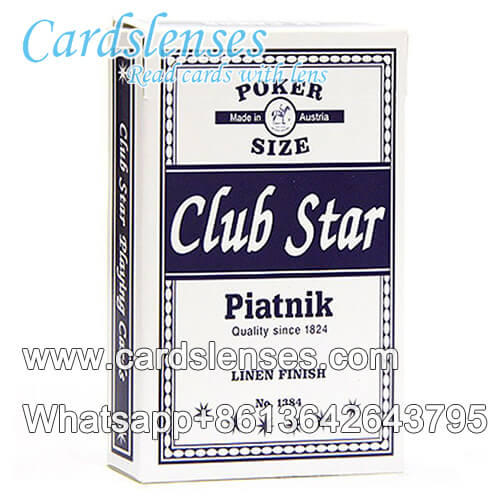 Magia usando Piatnik Club Star baralho marcado