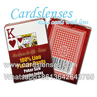 carte segnate professionali di Lion carte di plastica