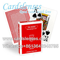 Dal Negro breite Größen markierungen Pokerkarten