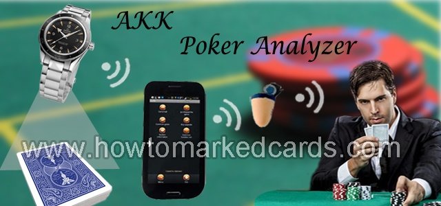 Poker analyzer cheating system