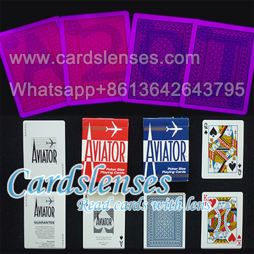 aviator marked playing cards by gs