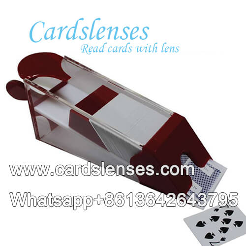 baccrat blackjack shoe for special marking cards