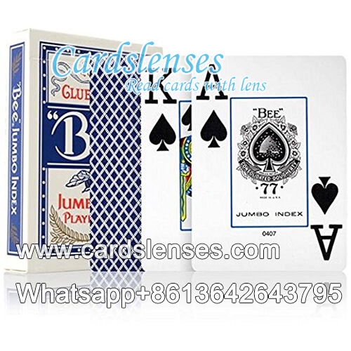 bee club special no77 jumbo index blue playing cards