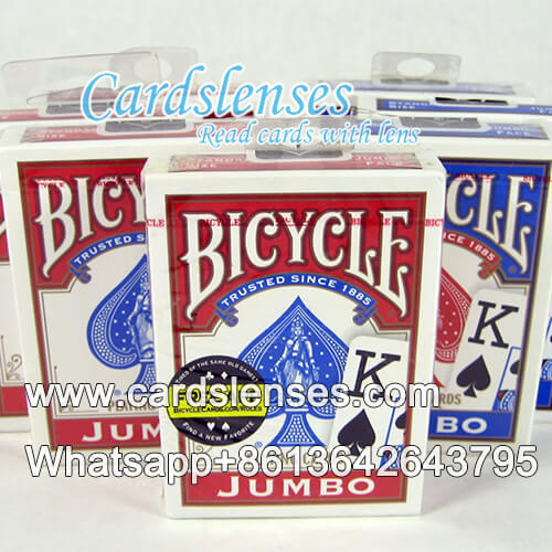 Bicycle Jumbo Gesicht blau einzelne Karten