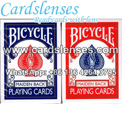 bicyle maiden marked cards