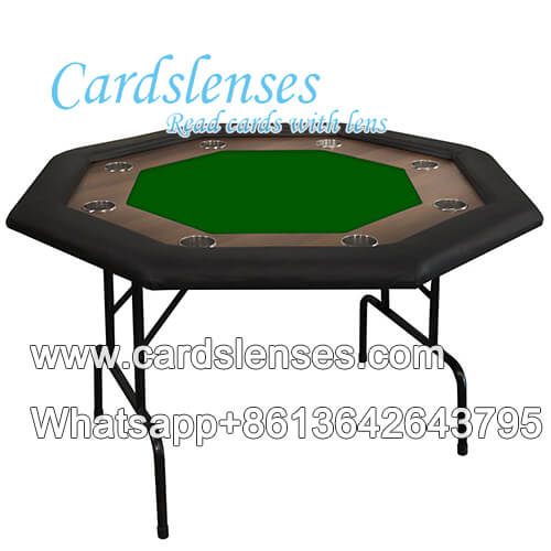 folding style octagon poker table
