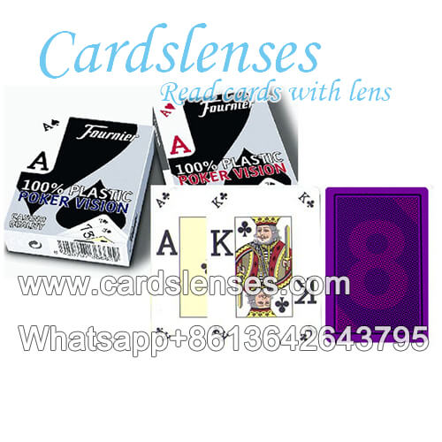 fournier poker vision juice marked cards deck