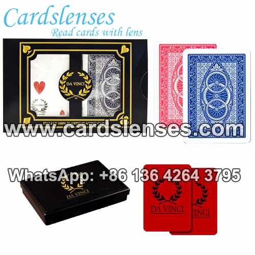 high quality da vinci marked playing cards