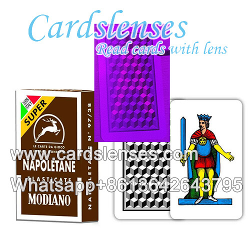 modiano plasticate napoletane invisiblle marked cards
