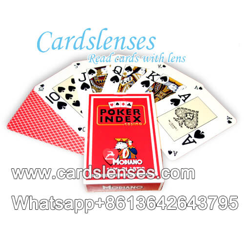 modiano poker index playing cards