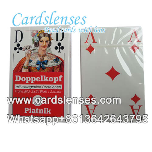 Piatnik Doppelkoph carte da gioco barare