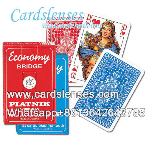 Kasino Piatnik Economy rote Pokerkarten