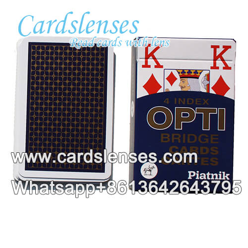 Casino Piatnik OPTI cartas de póker azules
