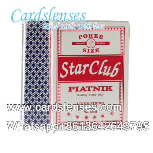 Piatnik star club tarjetas de engaño marcadas