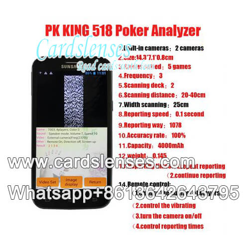 Pk-king 518 Analizador de exploración