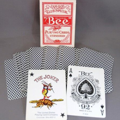 red standard bee no92 playing cards