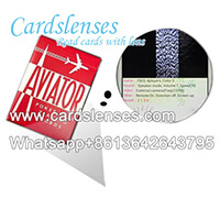 Barcode rot Aviator Spielkarten