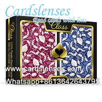 Dimensione ridotta Copag Class Natural infrarosso carte da poker segnate