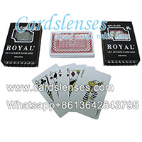 Royal carte da gioco regolari con indice di carte marcature